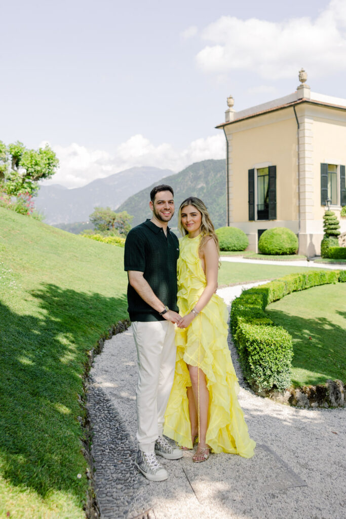 Couple Photoshooting at Villa del Balbianello