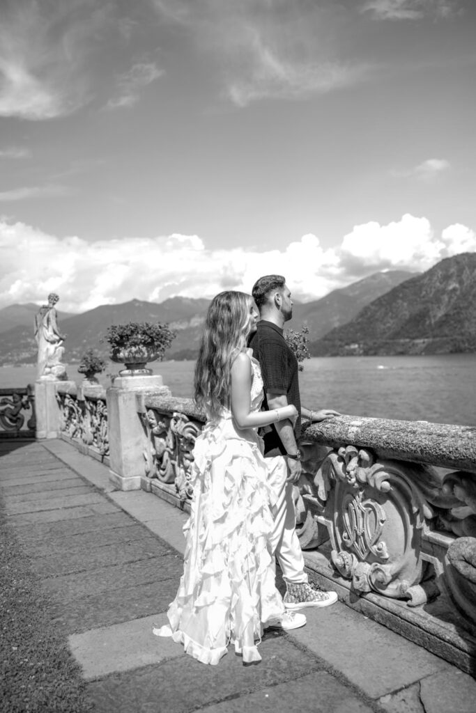 Couple Photoshooting at Villa del Balbianello