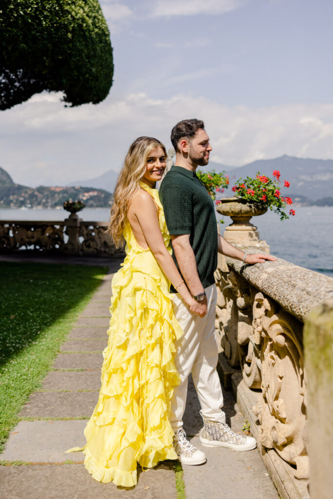 Couple Photoshooting at Villa del Balbianello