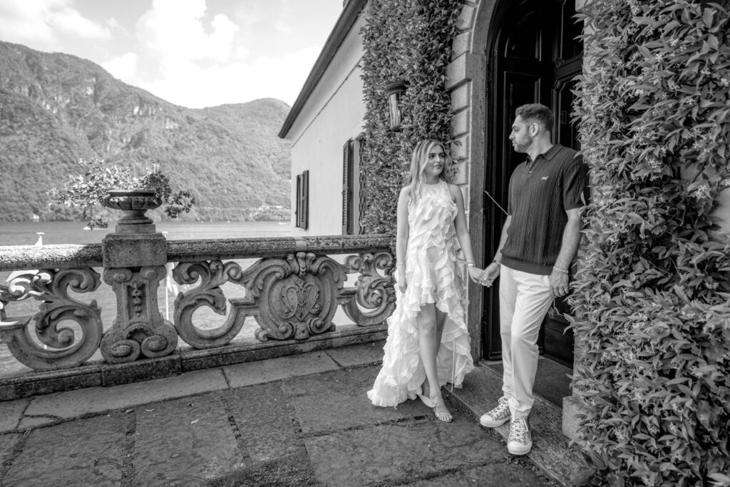 Couple Photoshooting at Villa del Balbianello