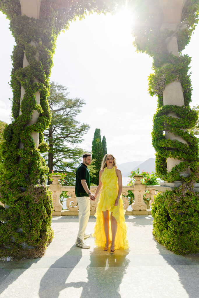 Couple Photoshooting at Villa del Balbianello