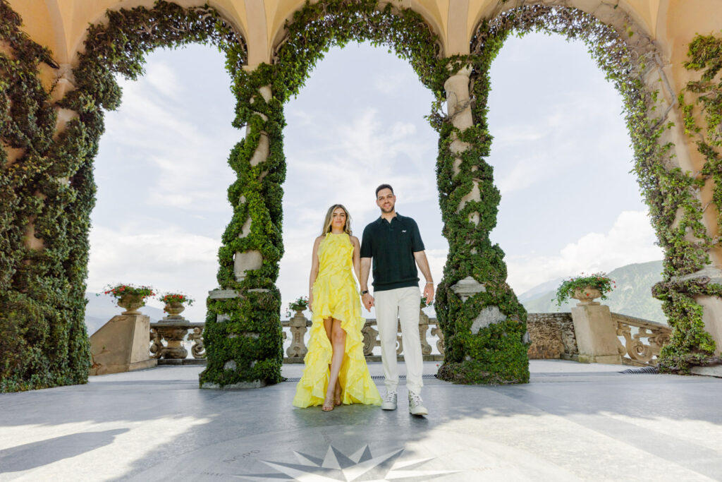 Couple Photoshooting at Villa del Balbianello