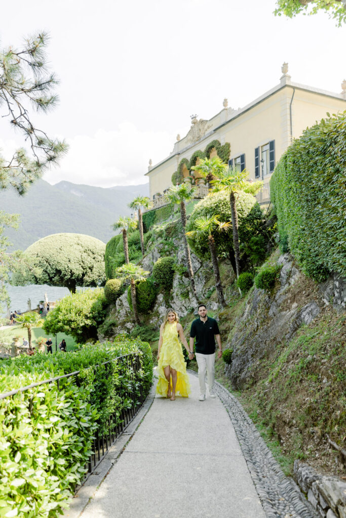 Couple Photoshooting at Villa del Balbianello