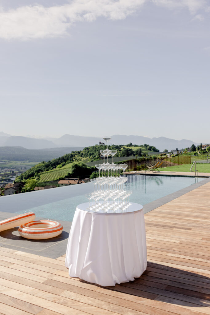 Champagnerturm Schloss Freudenstein 