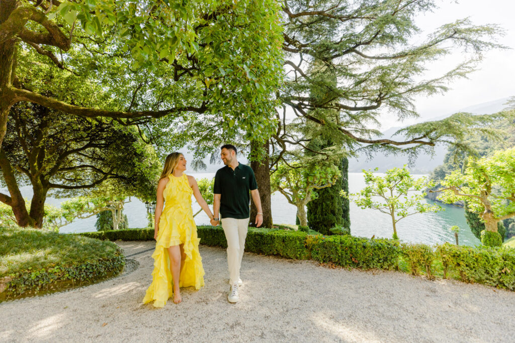 Couple Photoshooting at Villa del Balbianello